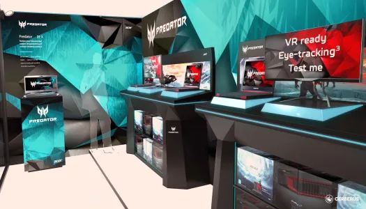 Cerberus • Acer • Predator • Messestand