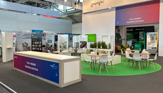 messestand bergeer textiles 2023 fespa