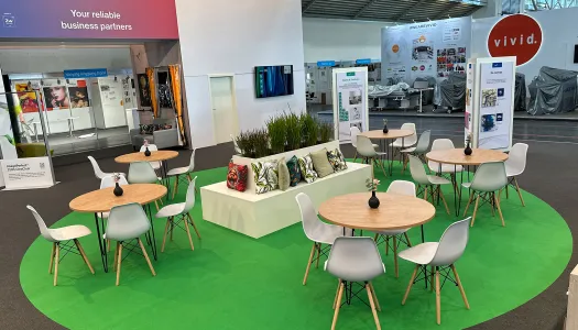 messestand bergeer textiles 2023 fespa