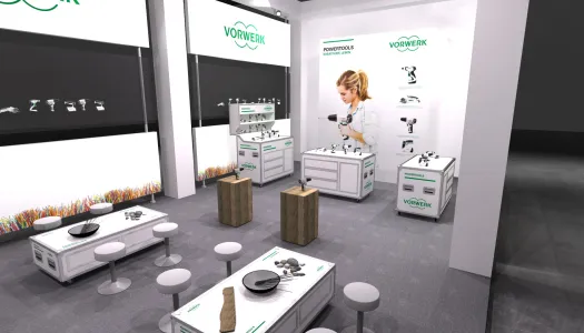 Cerberus • Vorwerk Twercs • Messestand