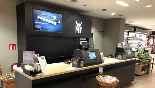 Cerberus • WMF • Digital Signage • Shop