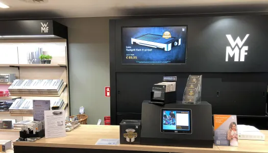 Cerberus • WMF • Digital Signage • Shop