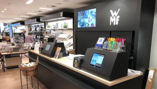 Cerberus • WMF • Digital Signage • Shop