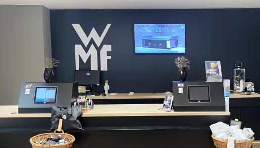 Cerberus • WMF • Digital Signage • Shop