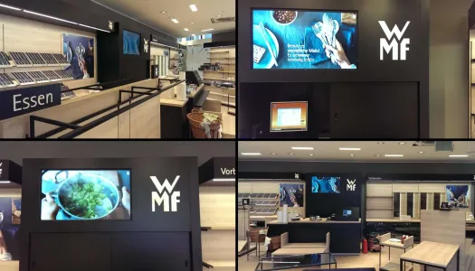 Cerberus • WMF • Digital Signage • Shop