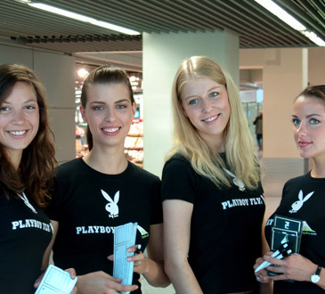 Playboy Verkaufsförderung